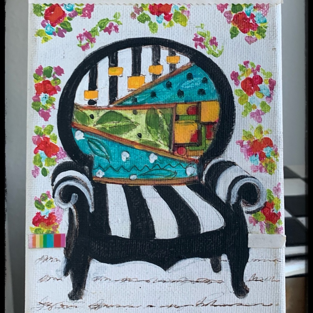 Painting on canvas small